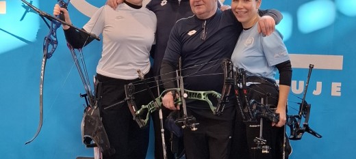 Występ na Halowych Mistrzostwach Polski Łucznicy Achillesa Dobczyce mogą zaliczyć do udanych