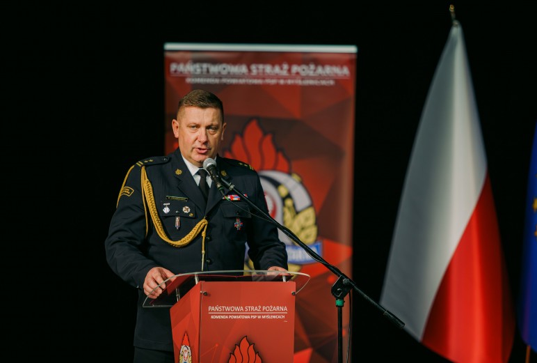 Zmiana na stanowisku komendanta PSP w Myślenicach. Mariusz Leśniakiewicz wyznaczył dalszy kierunek dla straży w powiecie