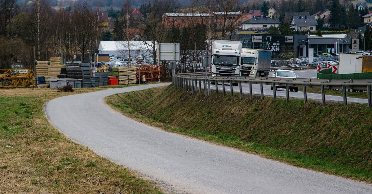Myślenice, Krzyszkowice. Po otwarciu węzłów na zakopiance znikną lewoskręty. Bez dróg serwisowych kierowcy będą nadrabiać kilometry