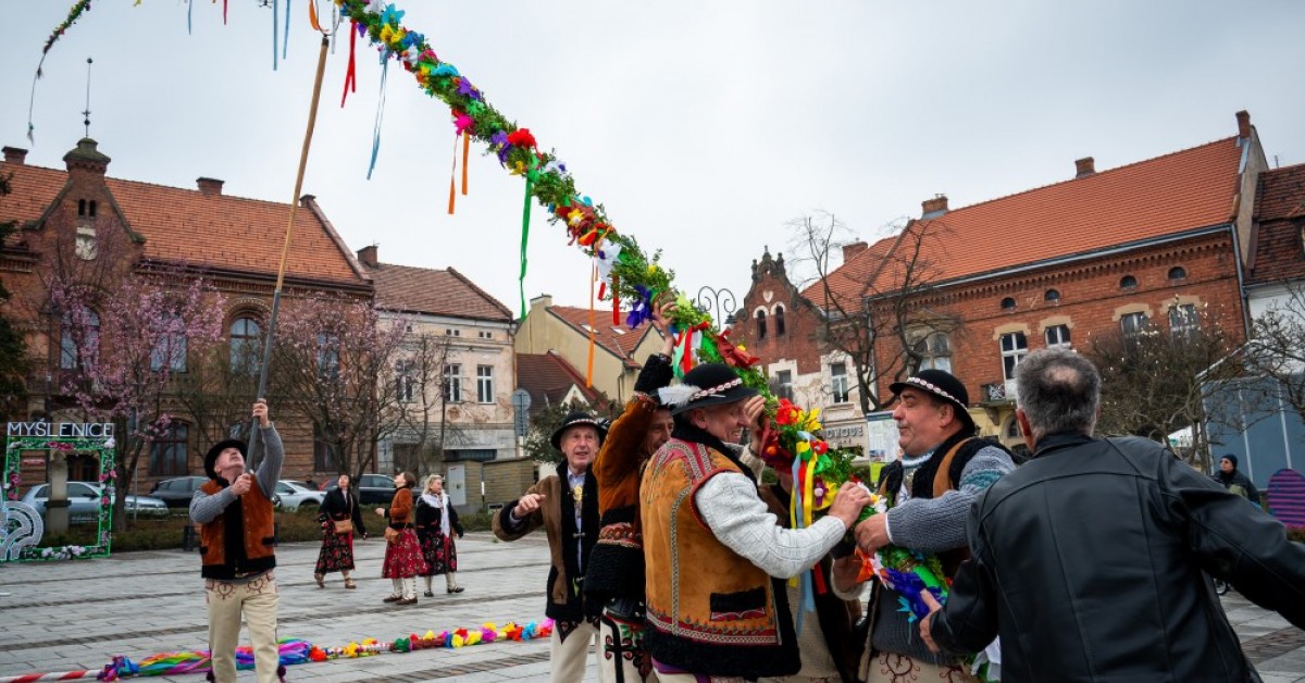 Myślenice. Niedziela Palmowa i konkurs Palm Wielkanocnych rozpoczęły Wielki Tydzień