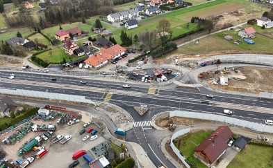 Zakopianka. Otwarcie ruchu na węźle w Krzyszkowicach jednak po świętach