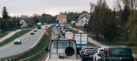 Generalny Pomiar Ruchu 2025. Zakopianka na trasie Myślenice-Kraków osiąga granice przepustowości