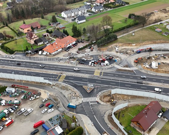 Zakopianka. Otwarcie ruchu na węźle w Krzyszkowicach jednak po świętach