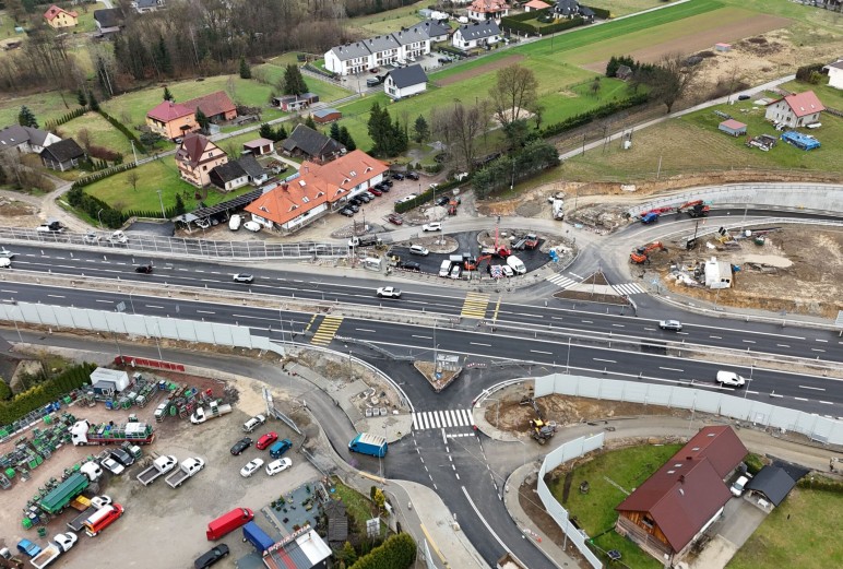 Zakopianka. Otwarcie ruchu na węźle w Krzyszkowicach jednak po świętach