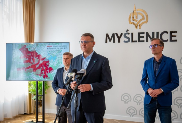 Myślenice zawieszają udział w pracach nad S7. Burmistrz sprzeciwia się wszystkim wariantom