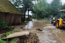 Dobczyce, Raciechowice. Ulewa nad powiatem. Strażacy walczyli z podtopieniami