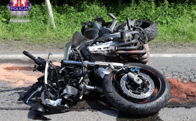 Czasław. Śmierć na drodze. Zginał 50-letni motocyklista