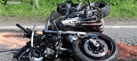 Czasław. Śmierć na drodze. Zginał 50-letni motocyklista