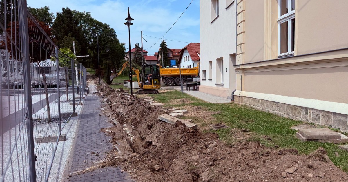Sułkowice. Ruszyła rewitalizacja parku w Rynku. Mieszkańcy muszą liczyć się z utrudnieniami