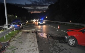 Lubień: Spowodował wypadek i uciekł. Następnego dnia trafił do aresztu