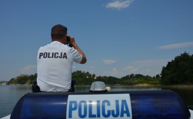 Policja przypomina: Jezioro Dobczyckie to zbiornik retencyjny. Obowiązuje tu zakaz kąpieli