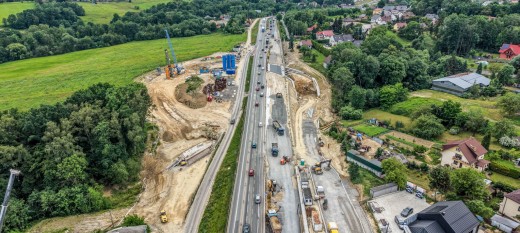 Zakopianka. Wjazd do Krakowa jednym pasem. I tak co najmniej do końca roku