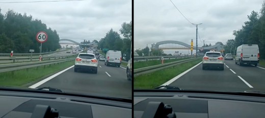 Nagranie kierowcy z Myślenic niesie się po sieci. Czy fotoradar w Jaworniku ułatwia, czy utrudnia przejazd przez Zakopiankę?