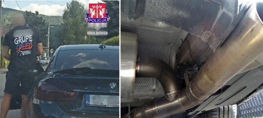 Myślenice. Drogówka na tropie modyfikowanych samochodów