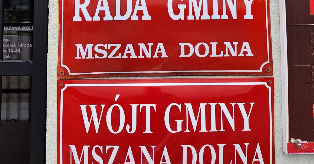 Mszana Dolna. Rada Gminy odwołana w referendum. Wójt pozostaje na stanowisku
