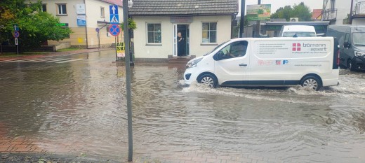 Ponad sto interwencji strażaków po burzy w powiecie myślenickim