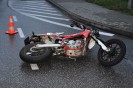 Myślenice. Motocyklista potrącił mężczyznę na przejściu dla pieszych