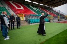 Myślenice. Miejski stadion poświęcony dzień przed otwarciem