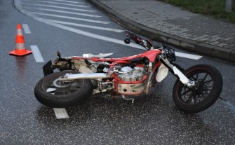 Myślenice. Motocyklista potrącił pieszego na przejściu dla pieszych w Myślenicach