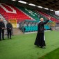 Myślenice. Miejski stadion poświęcony dzień przed otwarciem