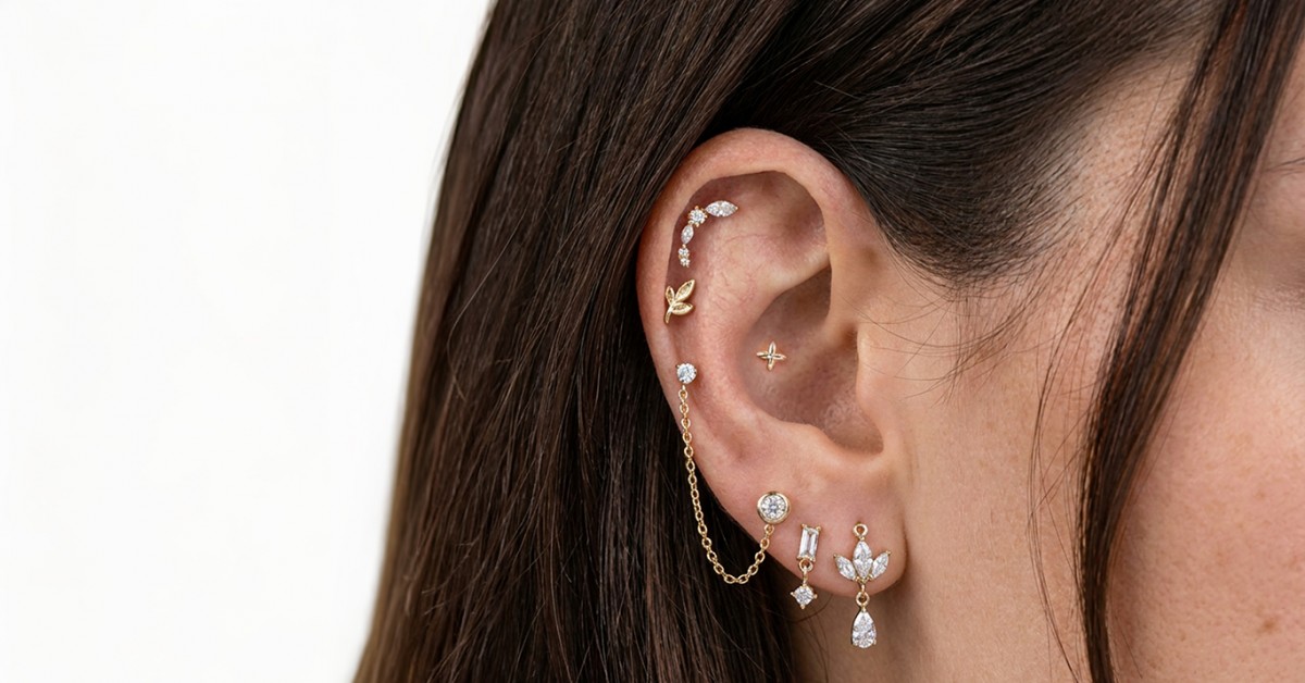 4 błędy, których warto unikać przy zakupie biżuterii do piercingu
