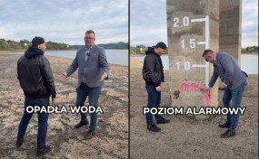 „Małopolska boryka się z problemem suszy”. Wody ubywa też w Zalewie Dobczyckim