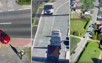 Nie ma takiego mrugania. Ostrzegasz kierowców przed kontrolą drogową i pomiarem prędkości? Policjanci namierzą cię dronem