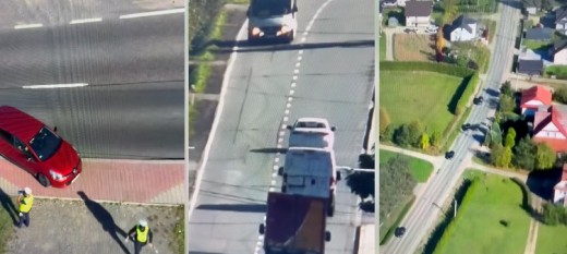 Nie ma takiego mrugania. Ostrzegasz kierowców przed kontrolą drogową i pomiarem prędkości? Policjanci namierzą cię dronem