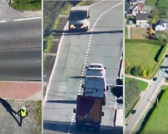 Nie ma takiego mrugania. Ostrzegasz kierowców przed kontrolą drogową i pomiarem prędkości? Policjanci namierzą cię dronem