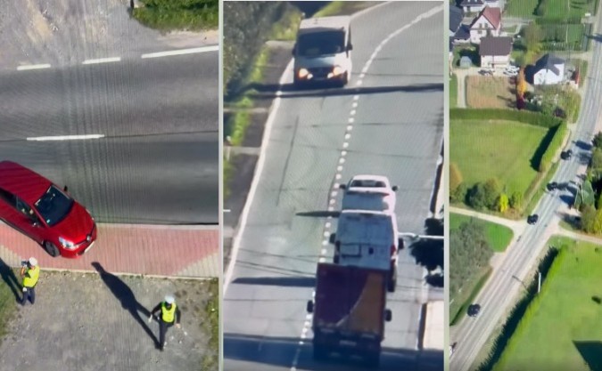 Nie ma takiego mrugania. Ostrzegasz kierowców przed kontrolą drogową i pomiarem prędkości? Policjanci namierzą cię dronem